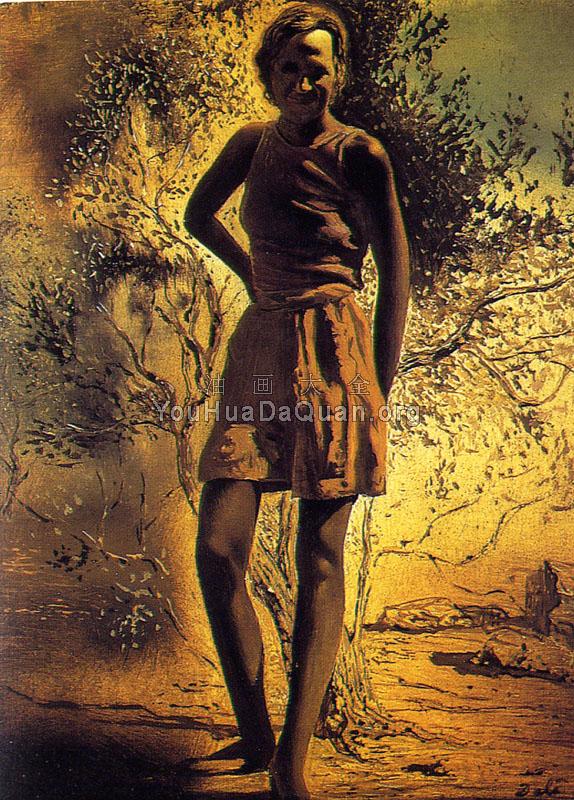 加拉肖像 - 萨尔瓦多·达利